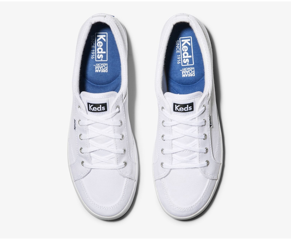 Tenis Keds Mujer Blancos - Center - 1790-PBXTH